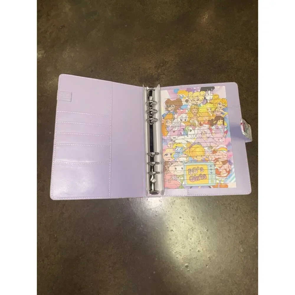 80’s Cartoon Girls G A5 binder with matching paper Bundle